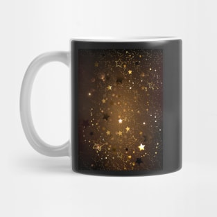 Brown Background with Stars Mug